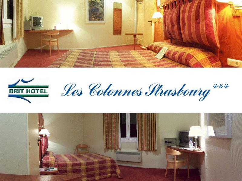 Hotel Les Colonnes Strasbourg Zenith Eckbolsheim Zewnętrze zdjęcie